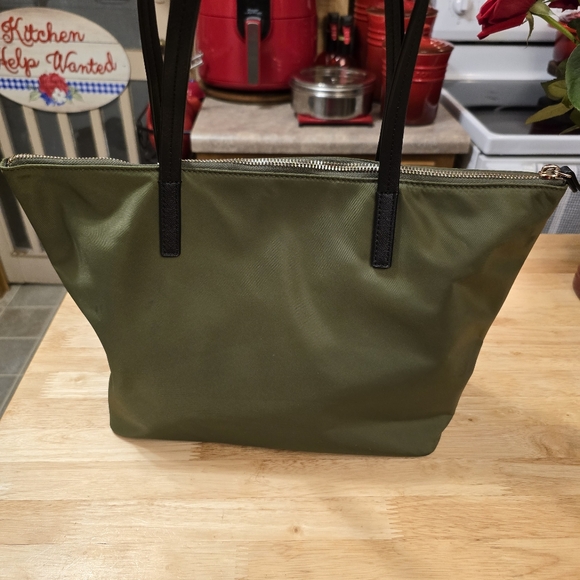 Kate Spade Olive Green Tote Bag - Picture 9 of 16